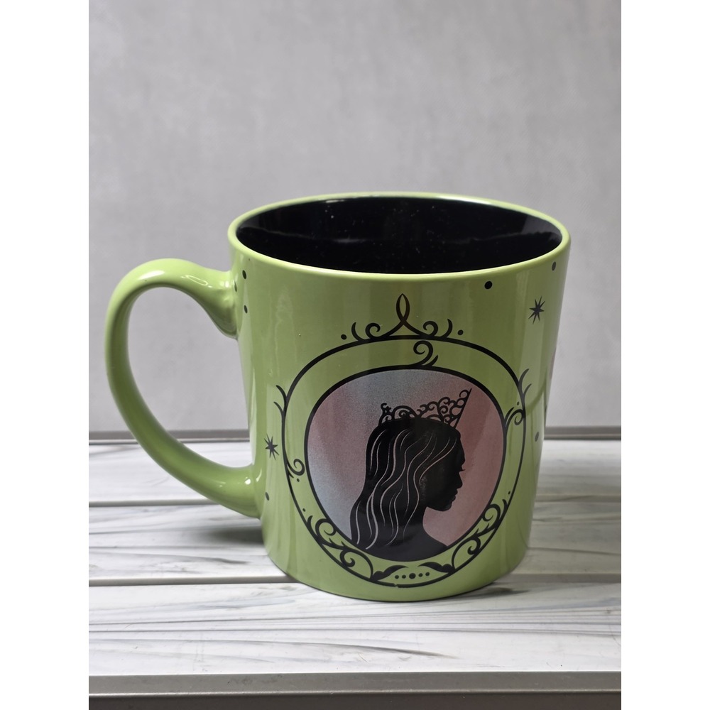 New Zack! Wicked Glinda And Elphaba Ceramic Green Coffee Mug 15oz